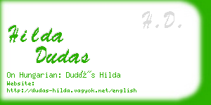 hilda dudas business card